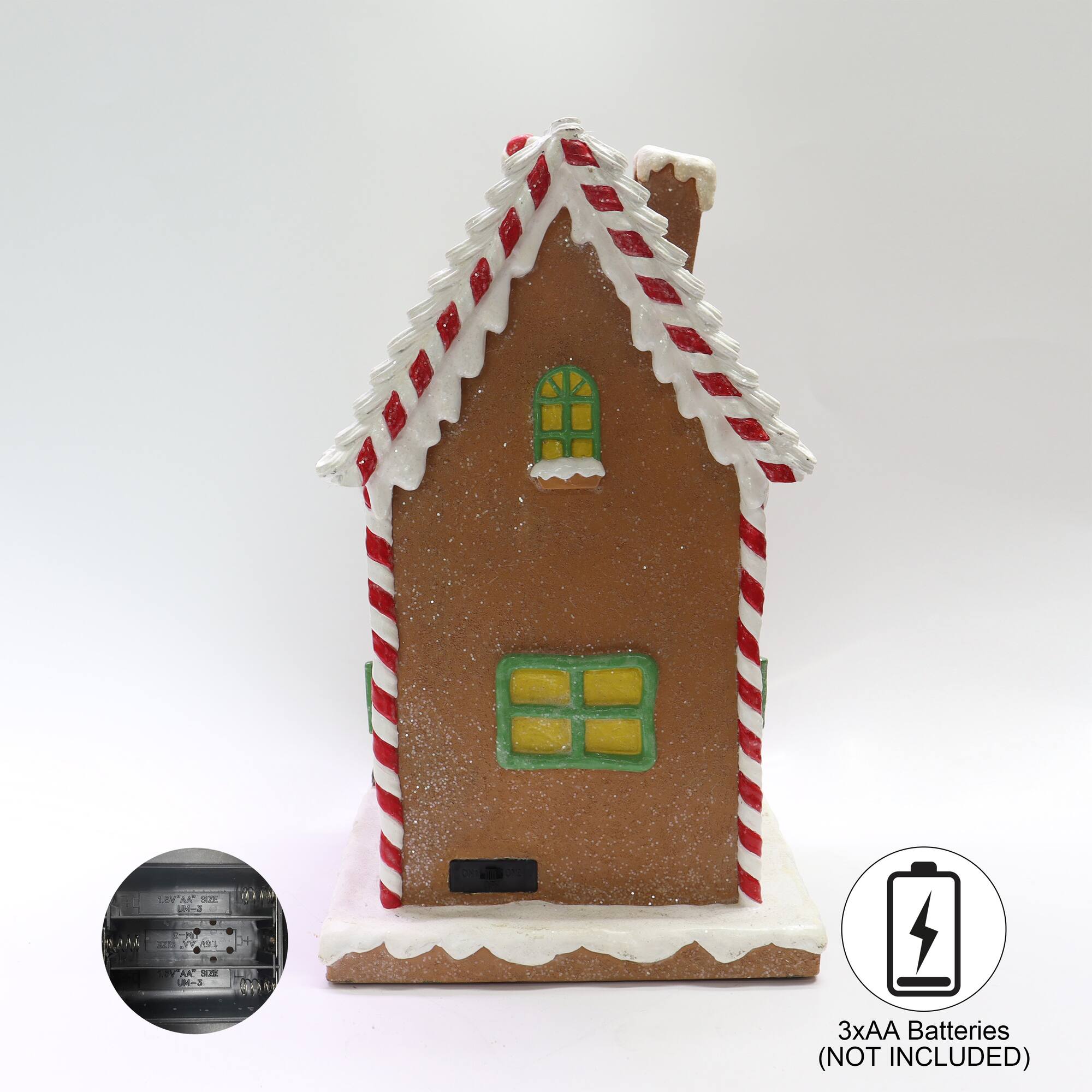 17" Gingerbread Village House
